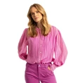 Expresso Dames Blouse Ex25-14008 Cerise