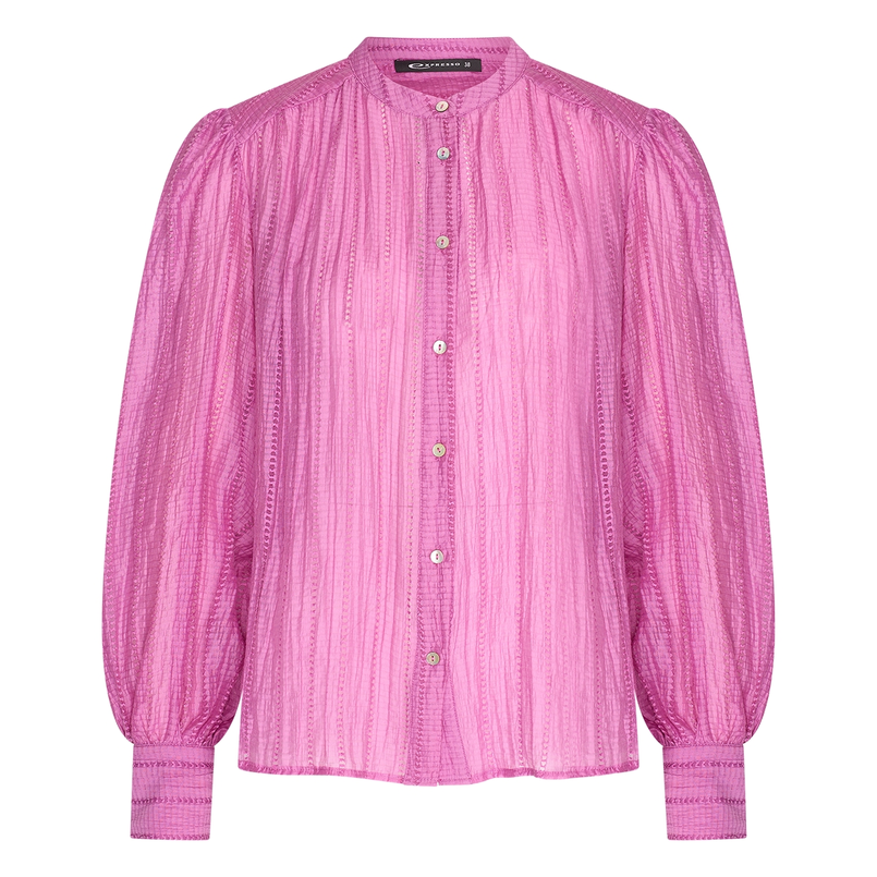 Expresso Dames Blouse Ex25-14008 Cerise