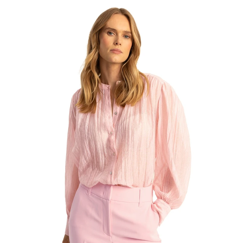 Expresso Dames Blouse Ex25-14008 Roze