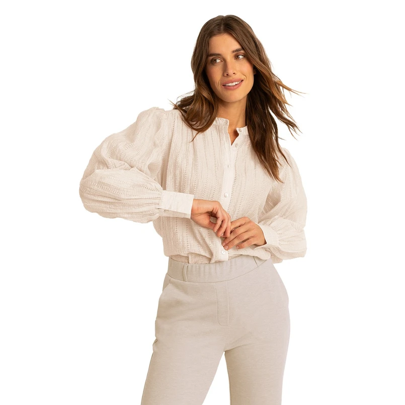 Expresso Dames Blouse Ex25-14008 Wit