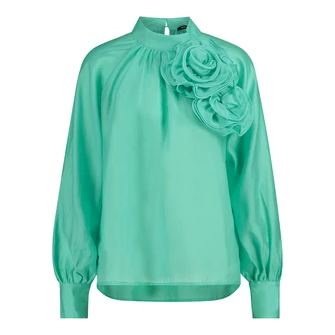 Expresso Dames Blouse Ex25-14010 Aqua
