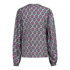 Expresso Dames Blouse Ex25-14013 Aqua