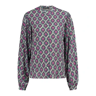 Expresso Dames Blouse Ex25-14013 Aqua