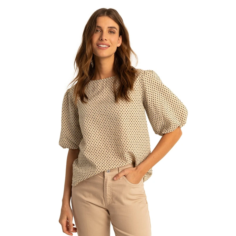 Expresso Dames Blouse Ex25-14016 Wit