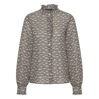 Expresso Dames Blouse Ex25-14018 Zwart