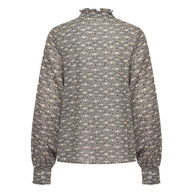 Expresso Dames Blouse Ex25-14018 Zwart