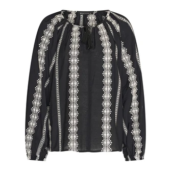 Expresso Dames Blouse Ex25-14022 Zwart