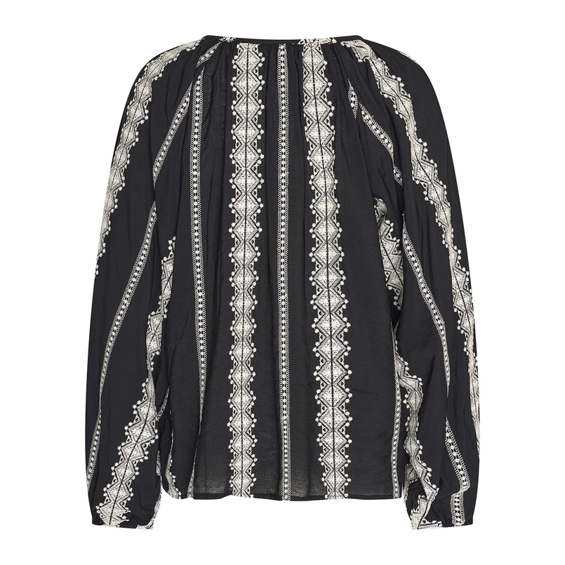 Expresso Dames Blouse Ex25-14022 Zwart