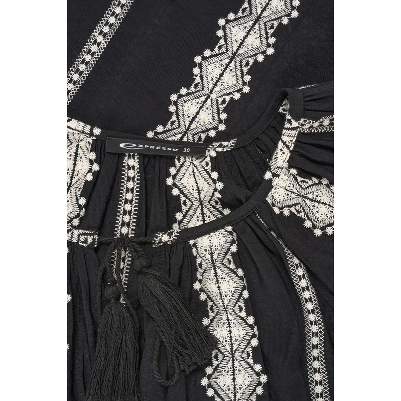 Expresso Dames Blouse Ex25-14022 Zwart
