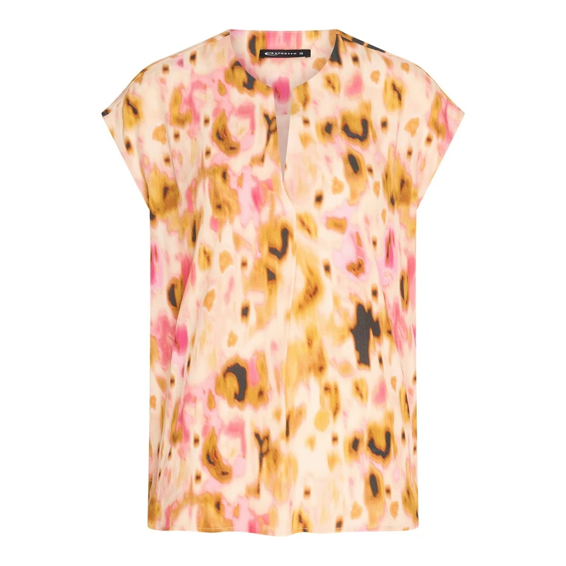 Expresso Dames Blouse Ex25-14027 Oker