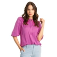 Expresso Dames Blouse Ex25-14035 Cerise