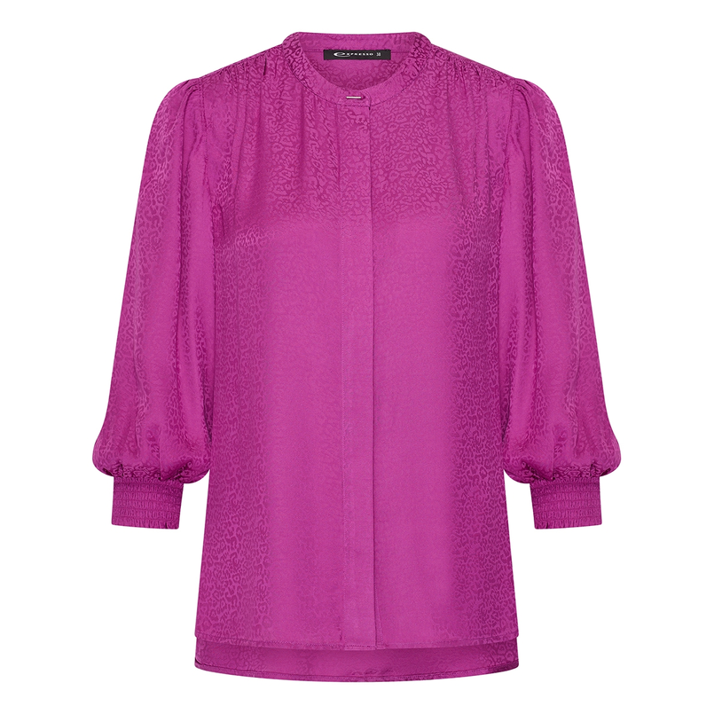 Expresso Dames Blouse Ex25-14035 Cerise