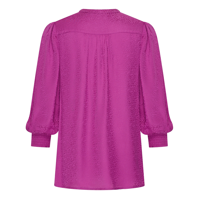 Expresso Dames Blouse Ex25-14035 Cerise