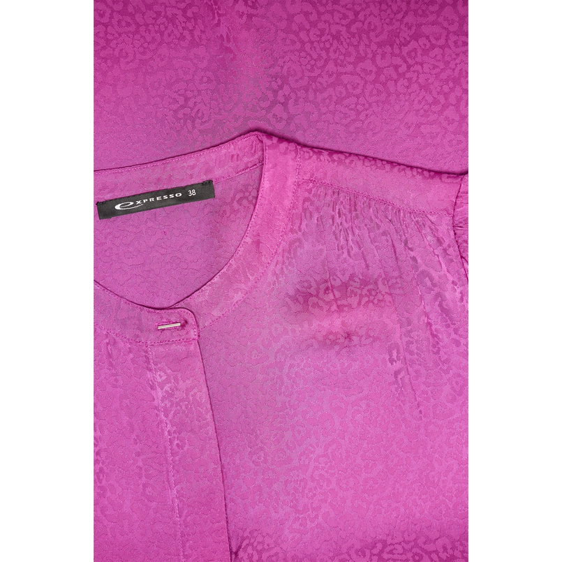 Expresso Dames Blouse Ex25-14035 Cerise