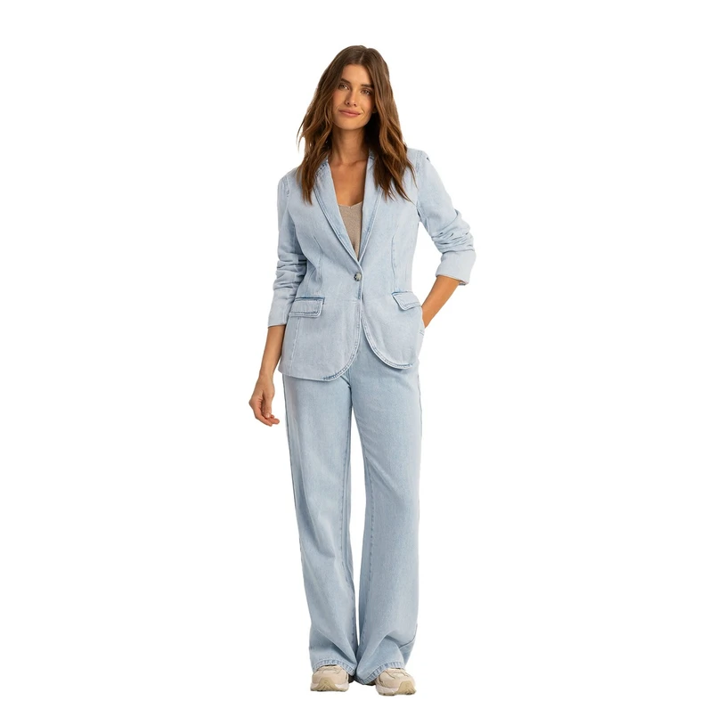 Expresso Dames Broek Ex25-22006 Light blue denim