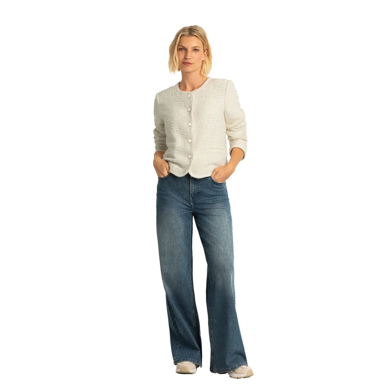 Expresso Dames Jeans Ex25-22011 Mid blue denim