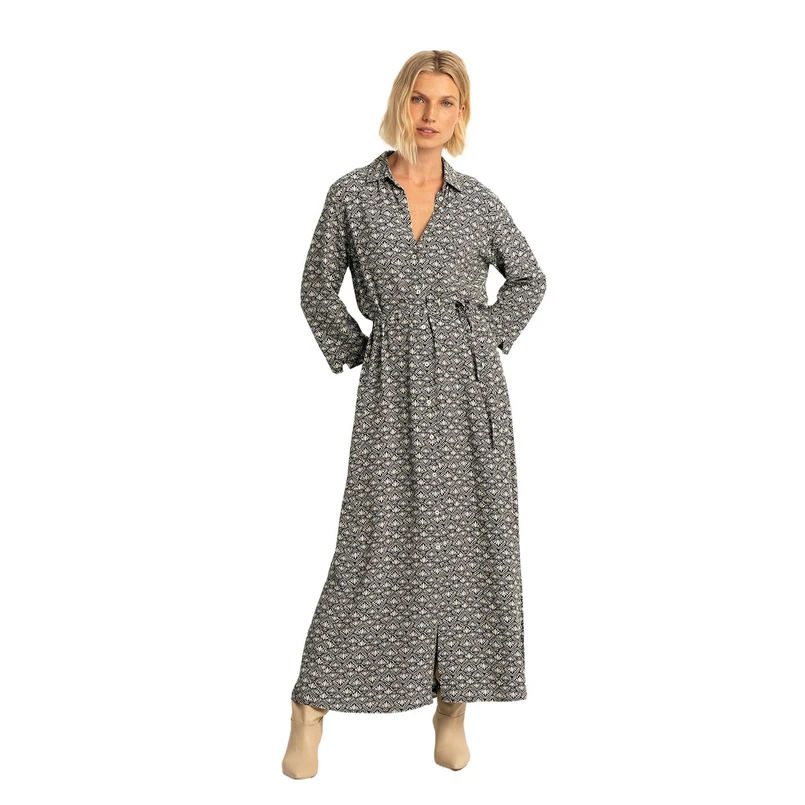Expresso Dames Jurk Ex25-32002 Zwart
