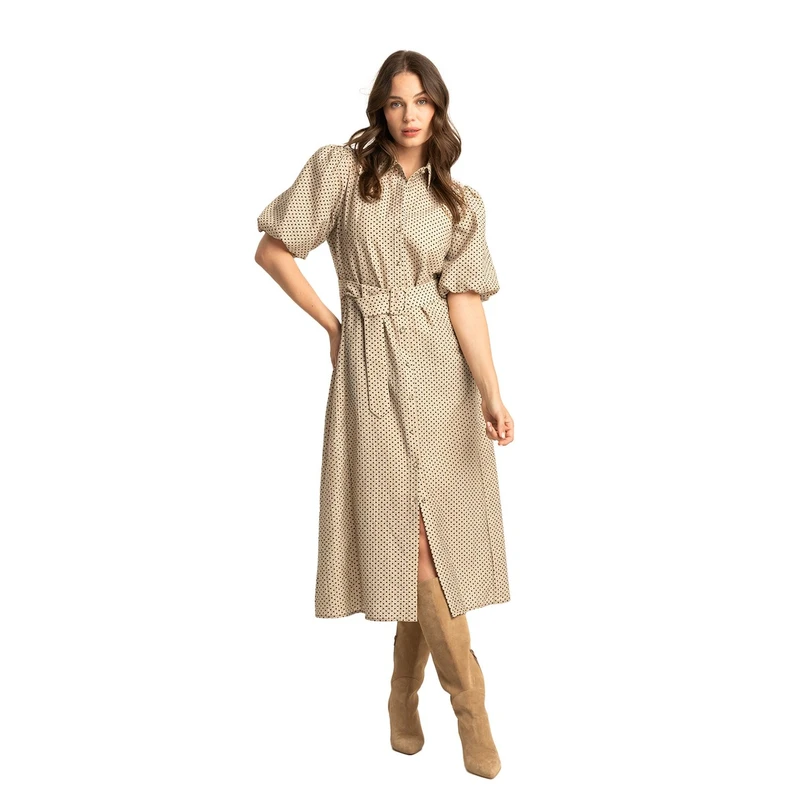 Expresso Dames Jurk Ex25-32005 Wit