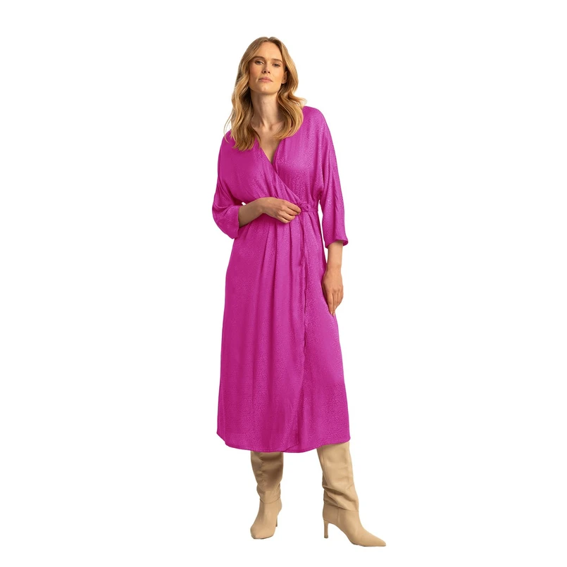 Expresso Dames Jurk Ex25-32006 Cerise