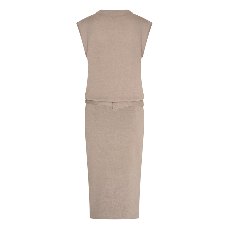 Expresso Dames Jurk Ex32-25023 Taupe