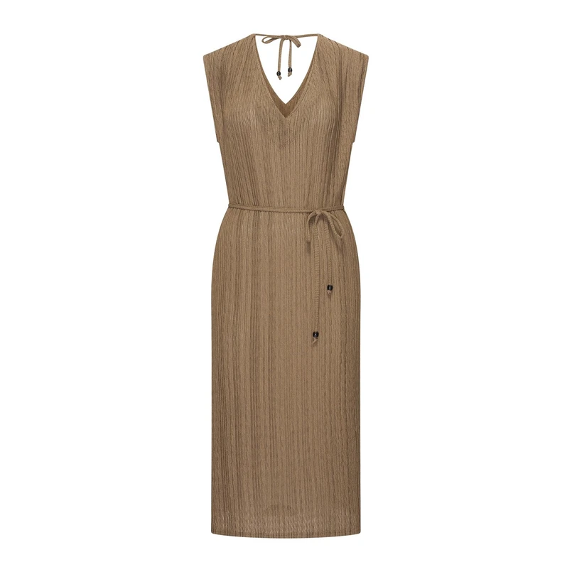 Expresso Dames Jurk Ex32-25283 Midden bruin