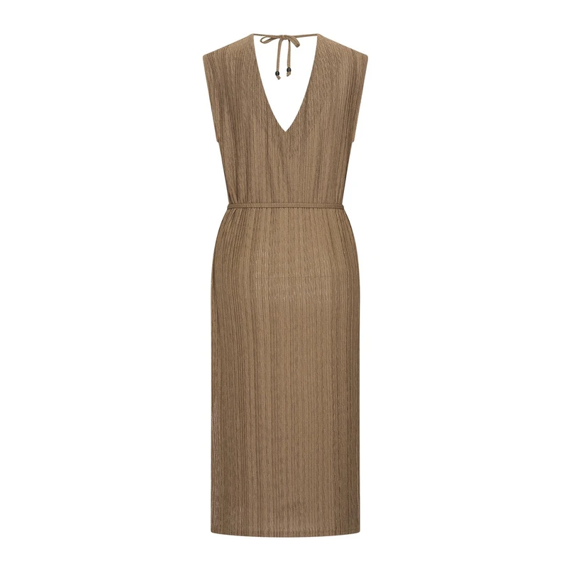 Expresso Dames Jurk Ex32-25283 Midden bruin