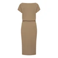 Expresso Dames Jurk Ex32-25288 Midden bruin