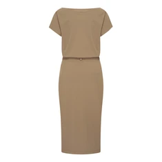 Expresso Dames Jurk Ex32-25288 Midden bruin