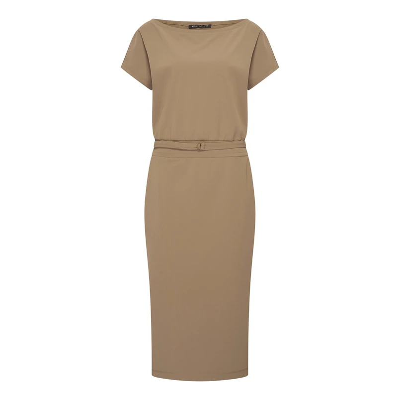 Expresso Dames Jurk Ex32-25288 Midden bruin