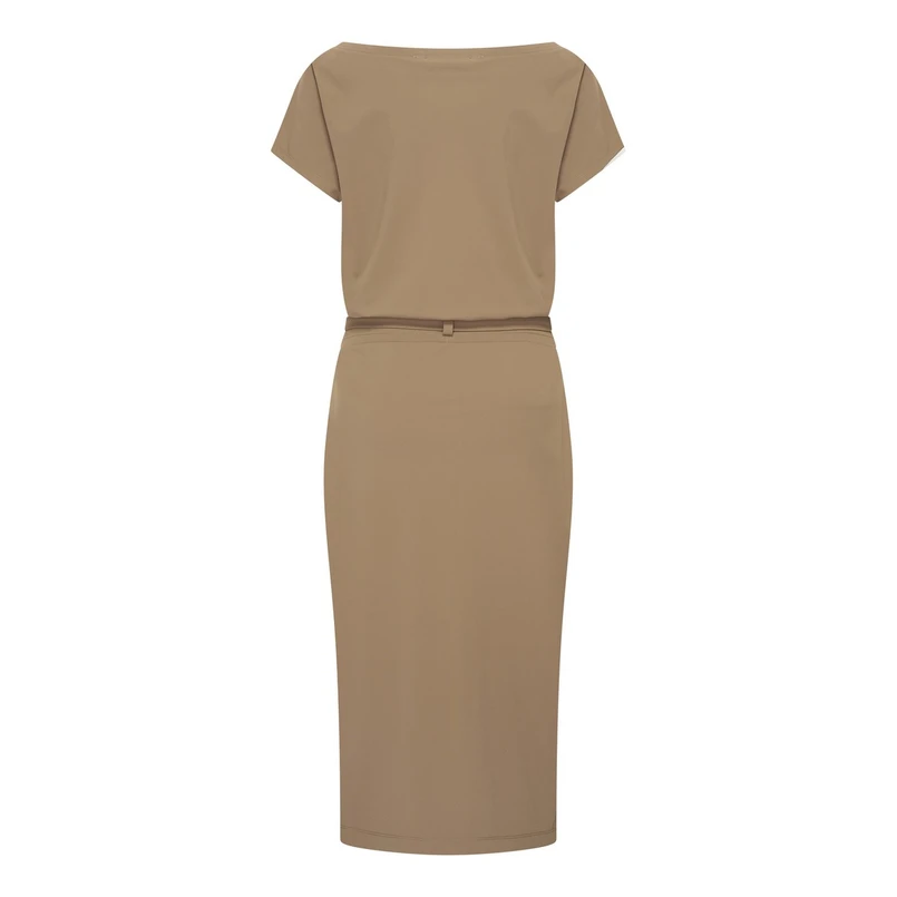 Expresso Dames Jurk Ex32-25288 Midden bruin