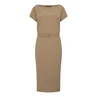 Expresso Dames Jurk Ex32-25288 Midden bruin