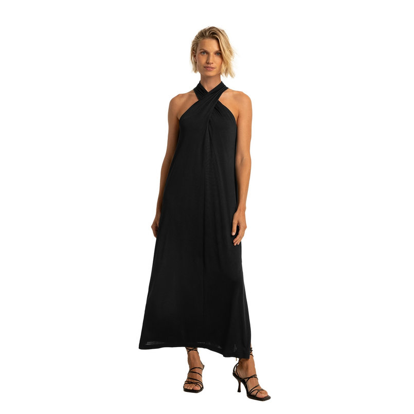 Expresso Dames Jurk Ex32-25308 Zwart