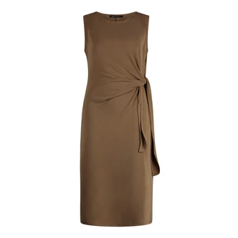 Expresso Dames Jurk Ex32-25393 Midden bruin