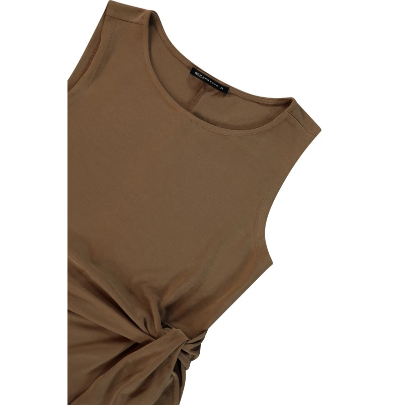 Expresso Dames Jurk Ex32-25393 Midden bruin