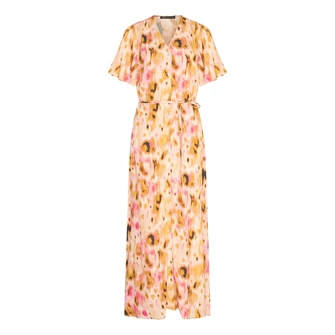 Expresso Dames Maxi-jurk Ex25-32004 Oker