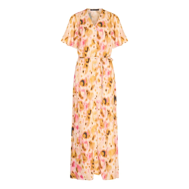 Expresso Dames Maxi-jurk Ex25-32004 Oker