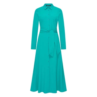Expresso Dames Maxi-jurk Ex32-25086 Aqua