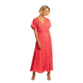 Expresso Dames Maxi-jurk Ex32-25265 Koraal