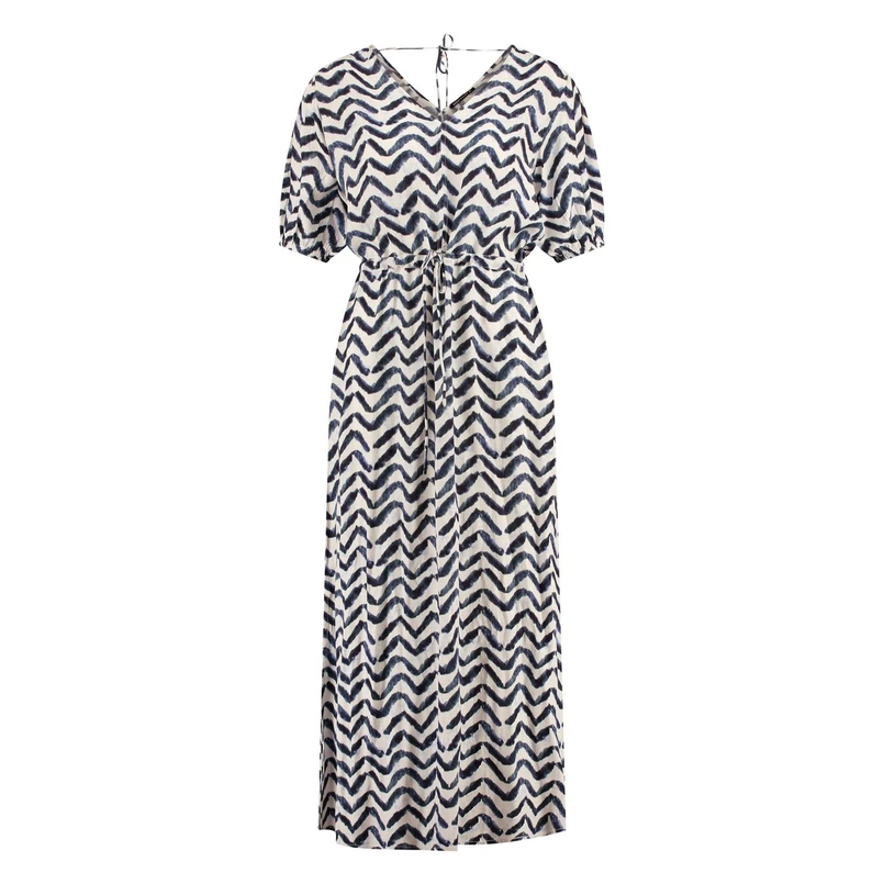 Expresso Dames Maxi-jurk Ex32-25516 Navy