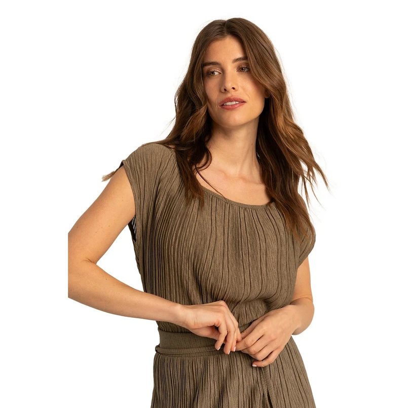 Expresso Dames Top Ex13-25284 Midden bruin