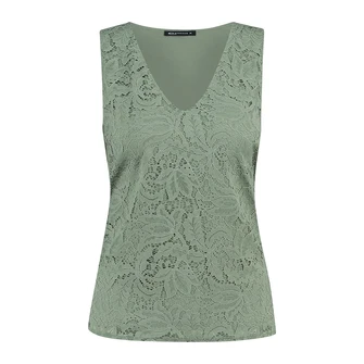 Expresso Dames Top Ex13-25331 Olijf