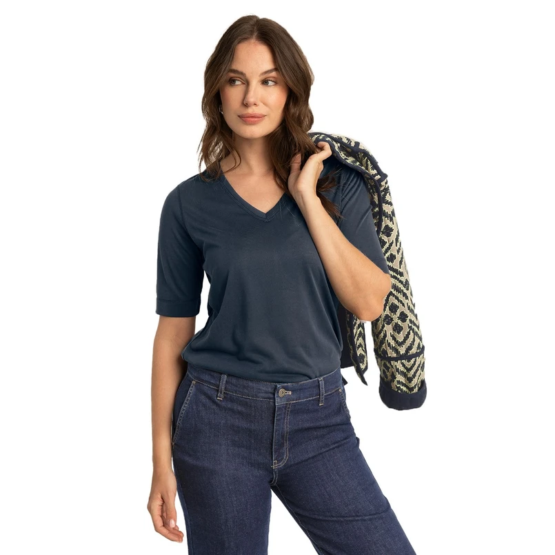Expresso Dames Top Ex13-25584 Navy