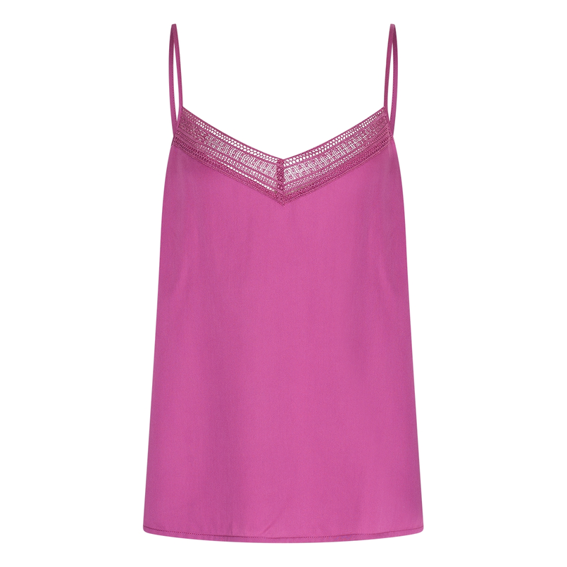 Expresso Dames Top Ex25-14020 Cerise