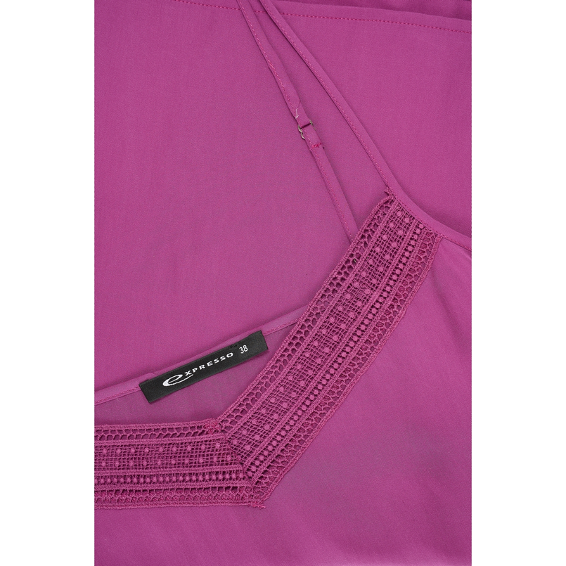 Expresso Dames Top Ex25-14020 Cerise