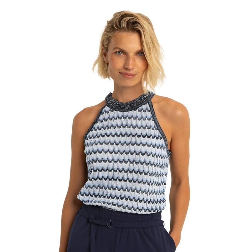Expresso Dames Trui Ex11-25176 Midden blauw
