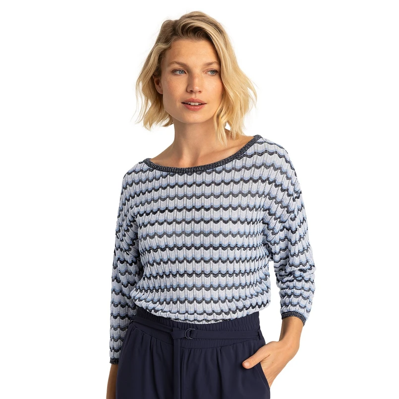 Expresso Dames Trui Ex11-25179 Midden blauw