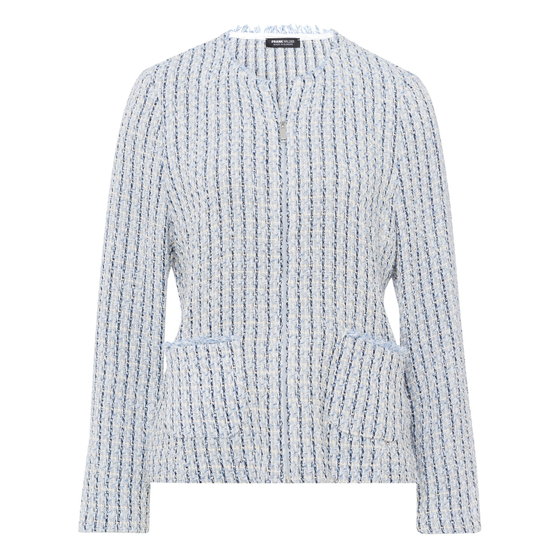 Frank Walder Dames Blazer S52103301 Blauw dessin