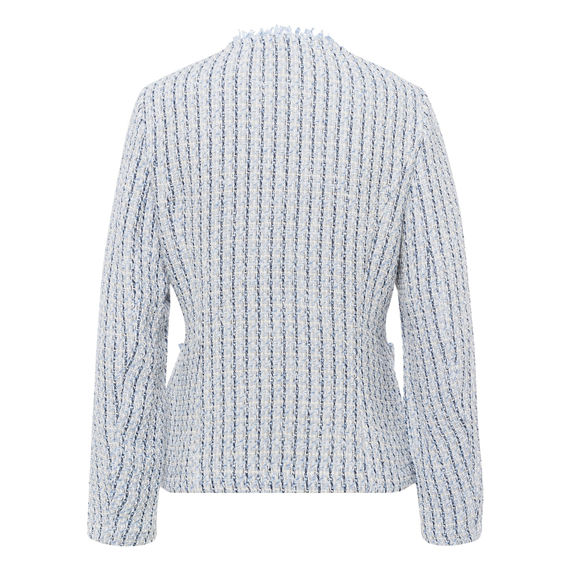 Frank Walder Dames Blazer S52103301 Blauw dessin