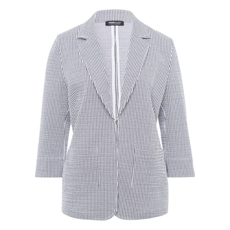 Frank Walder Dames Blazer S52303307 Blauw dessin