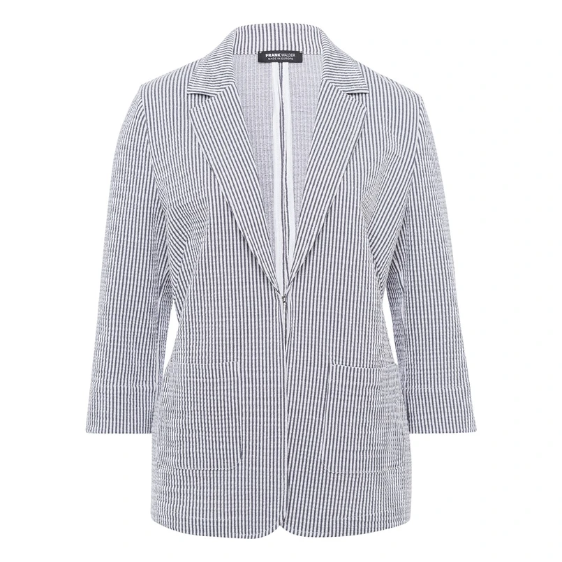 Frank Walder Dames Blazer S52303307 Blauw dessin